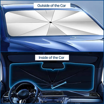 Multifunctional Titanium Silver Insulated Car Window Shade