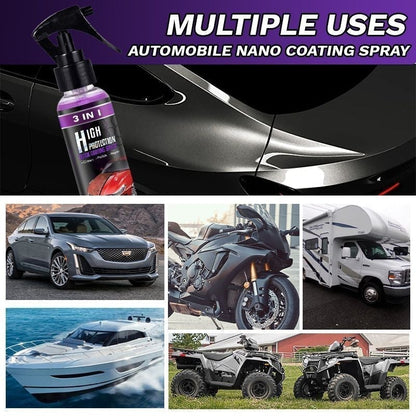 🔥Limited Time Discount❗❗⏰3-IN-1 High Protection Fast Car Coating Spray